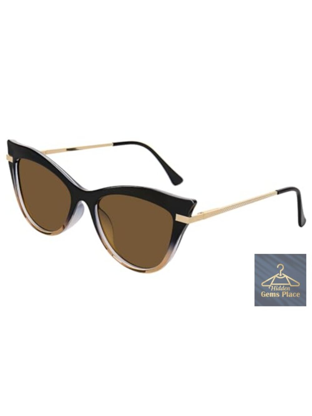Retro Cat Eye Sunglasses UV400 Oversized Women Trendy